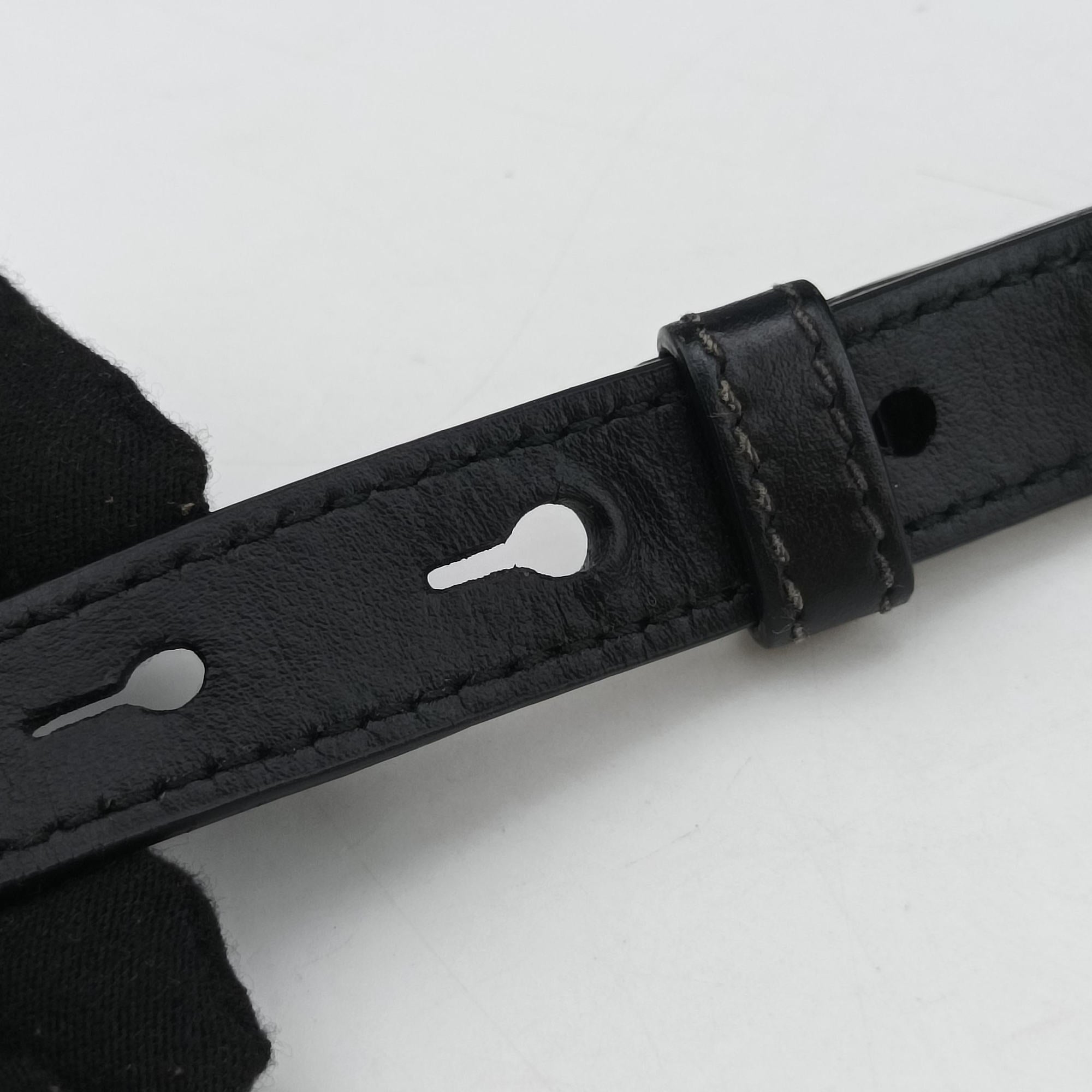 Vitello Intreccio Tress Black Leather 7/18ヴィッテロ イントレッチオ トレス ブラック レザー 7/18