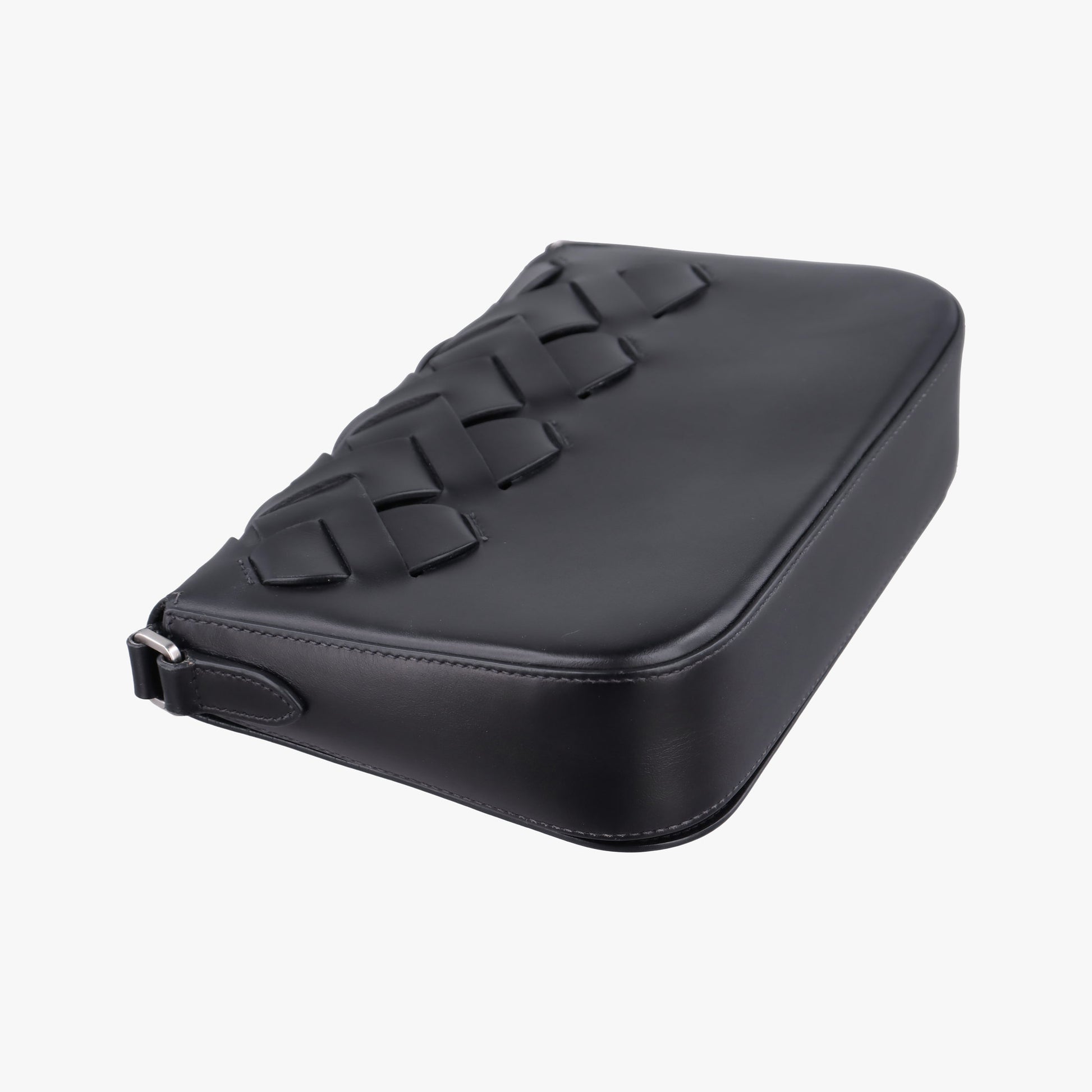 Vitello Intreccio Tress Black Leather 7/18ヴィッテロ イントレッチオ トレス ブラック レザー 7/18