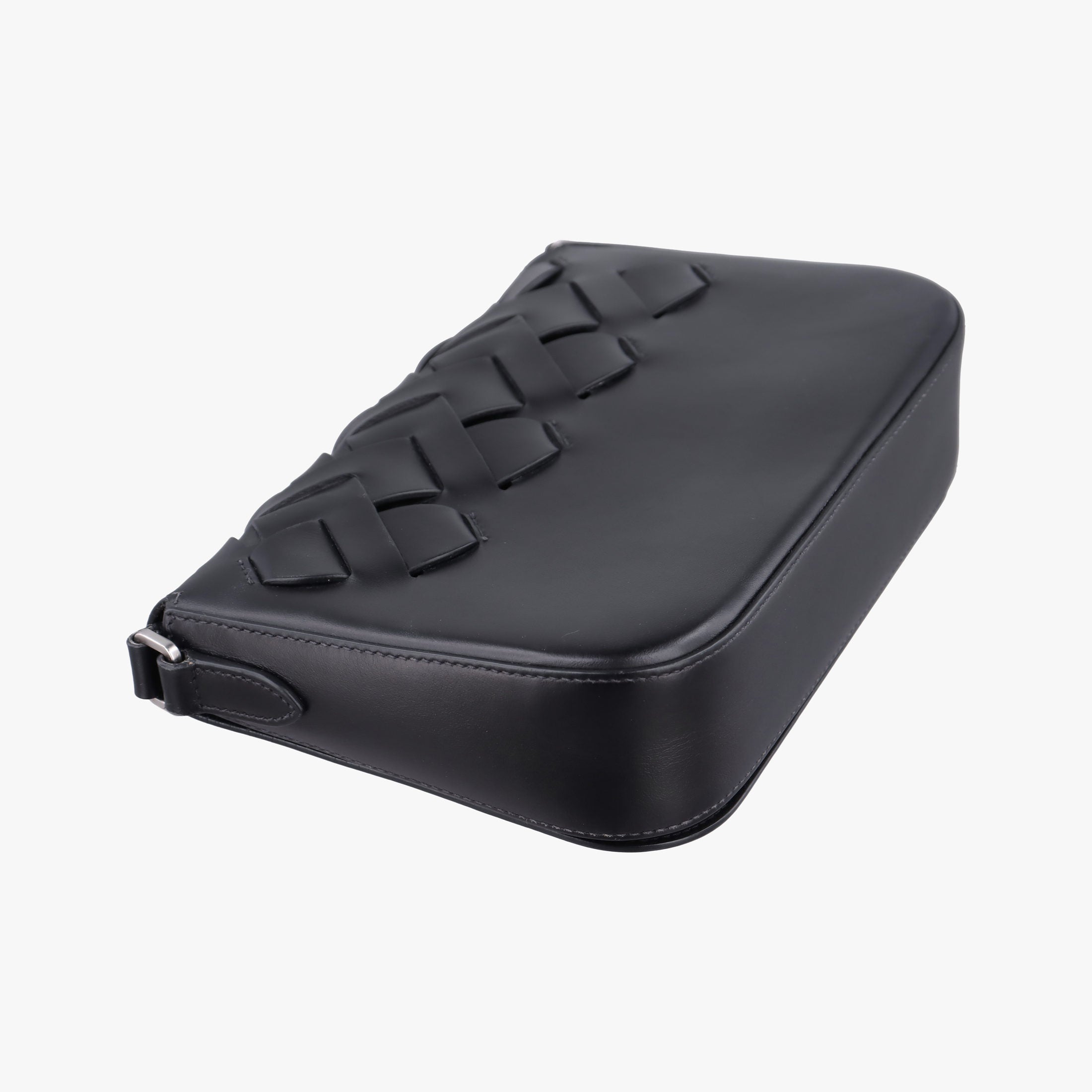 Vitello Intreccio Tress Black Leather 7/18ヴィッテロ イントレッチオ トレス ブラック レザー 7/18
