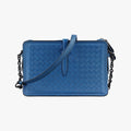 Intrecciato Blue lambskin B05728435Gイントレチャート ブルー ラムスキン B05728435G