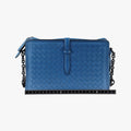 Intrecciato Blue lambskin B05728435Gイントレチャート ブルー ラムスキン B05728435G