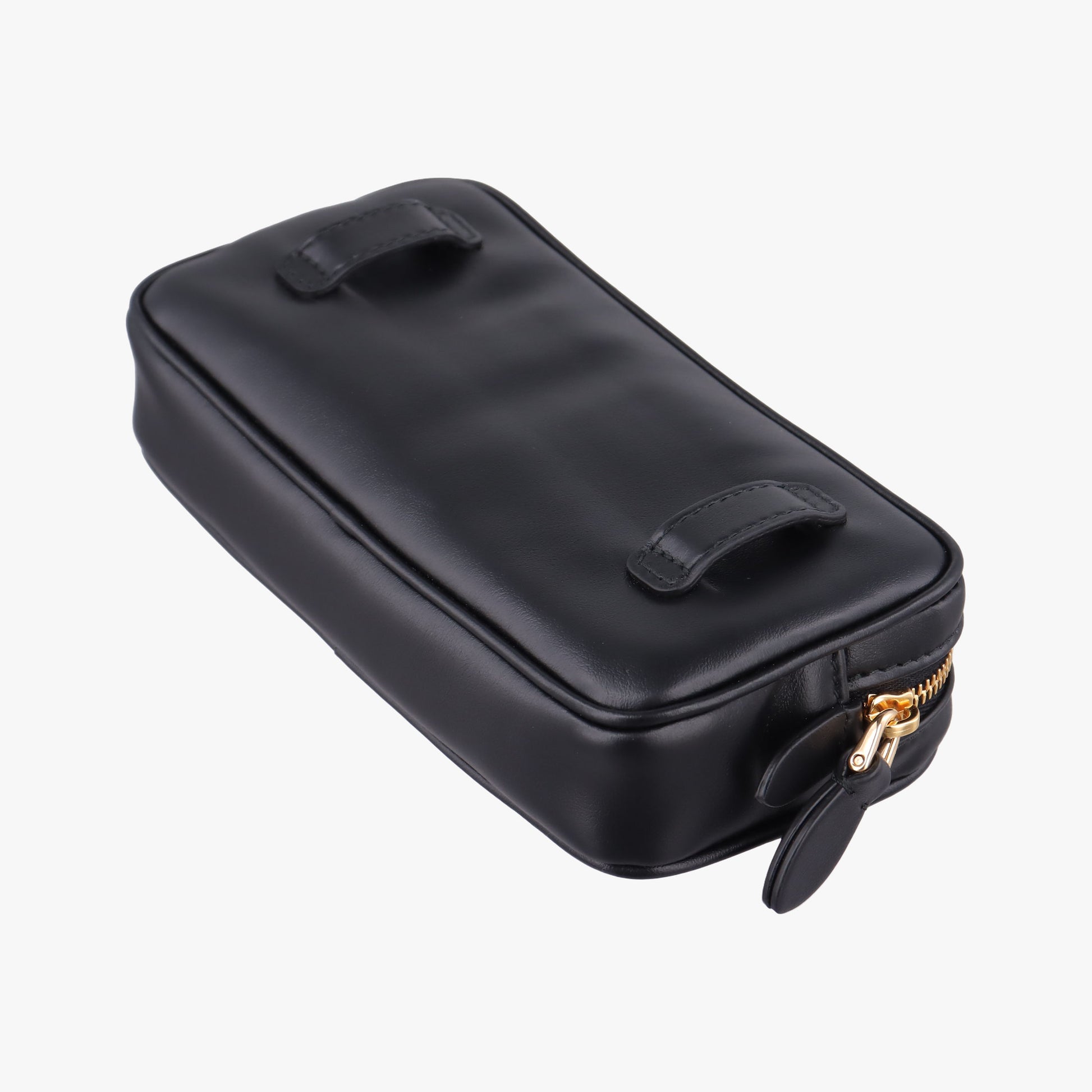 Logo belt Black leather DNP104ロゴベルト ブラック レザー DNP104