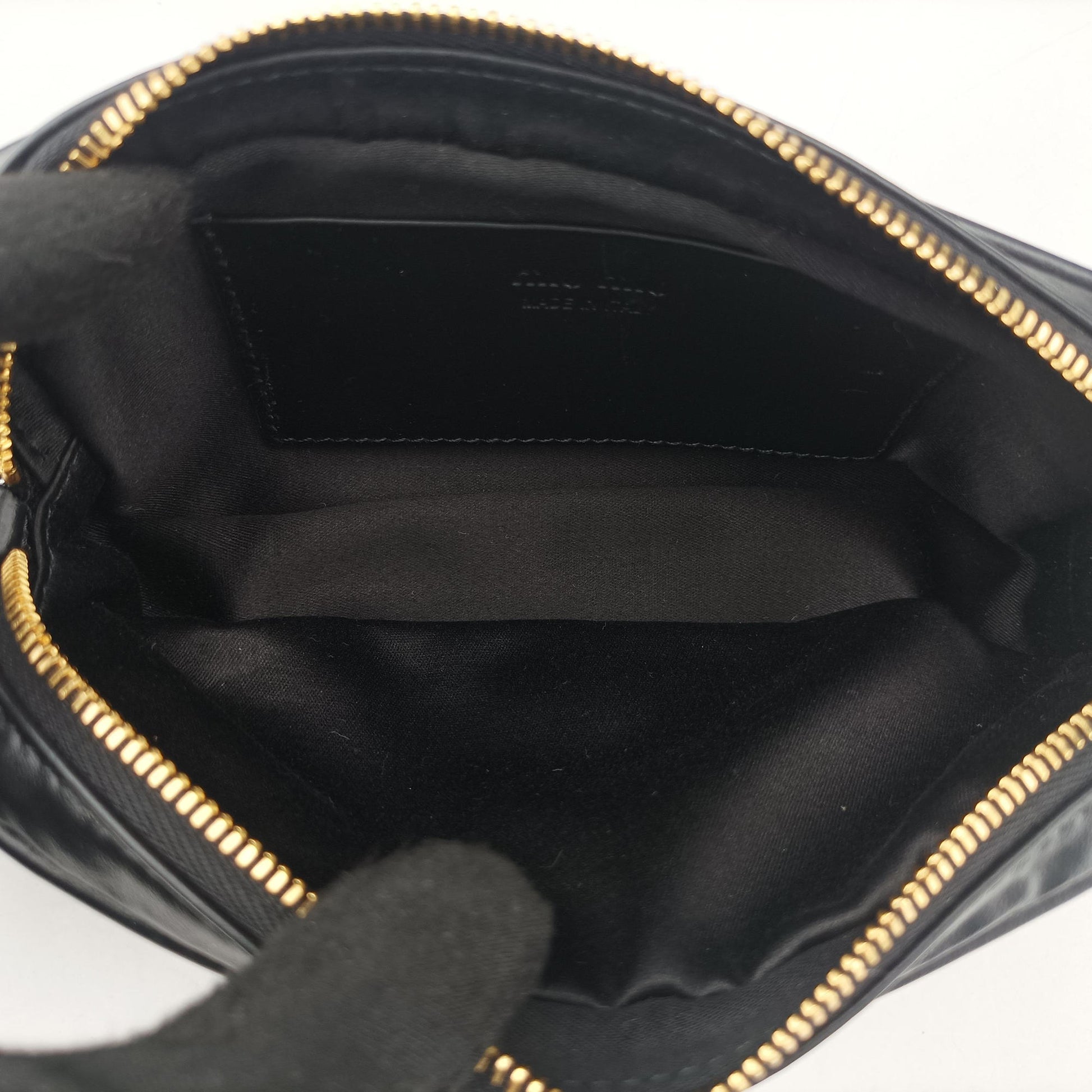 Logo belt Black leather DNP104ロゴベルト ブラック レザー DNP104