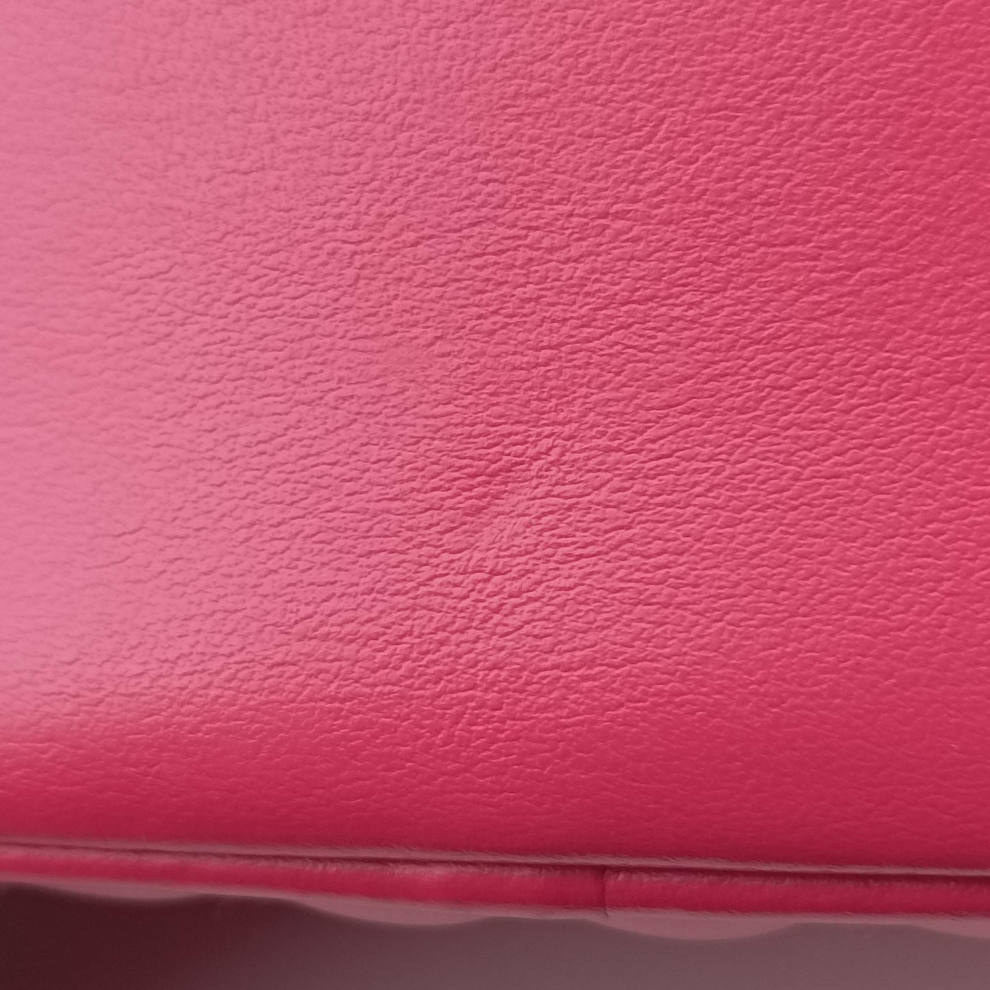 Impunture Diagramme Oval Pink leather 1BH131 7/10ダイアグラム ピンク レザー 1BH131 7/10