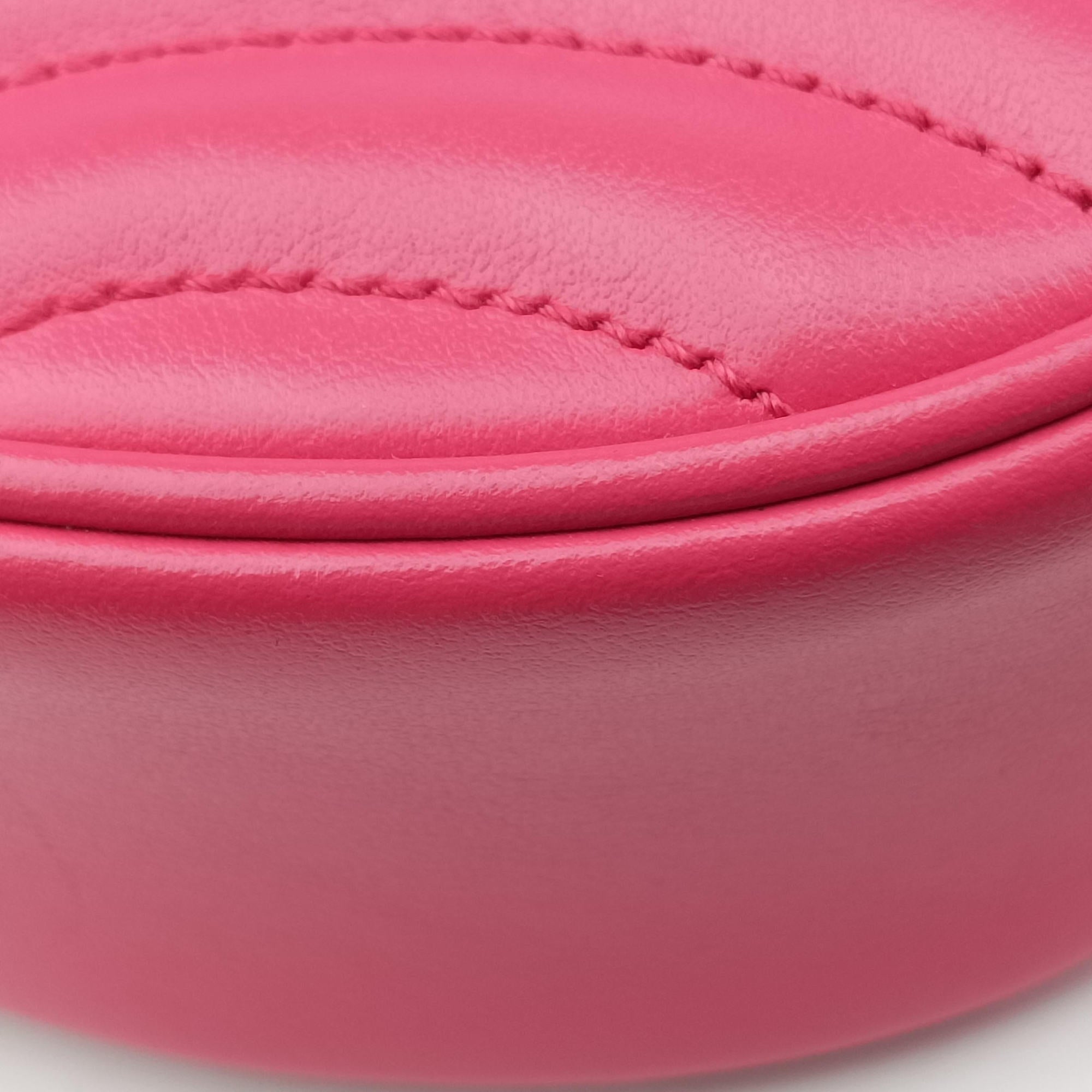 Impunture Diagramme Oval Pink leather 1BH131 7/10ダイアグラム ピンク レザー 1BH131 7/10