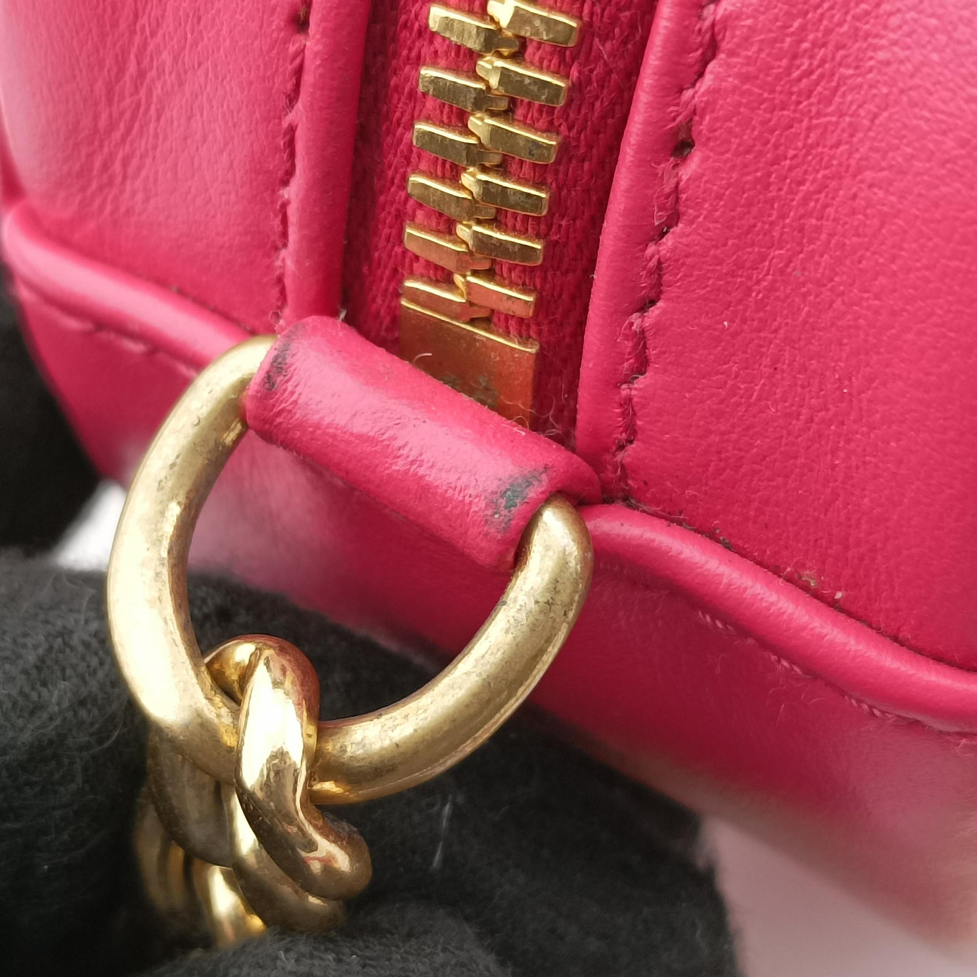 Impunture Diagramme Oval Pink leather 1BH131 7/10ダイアグラム ピンク レザー 1BH131 7/10