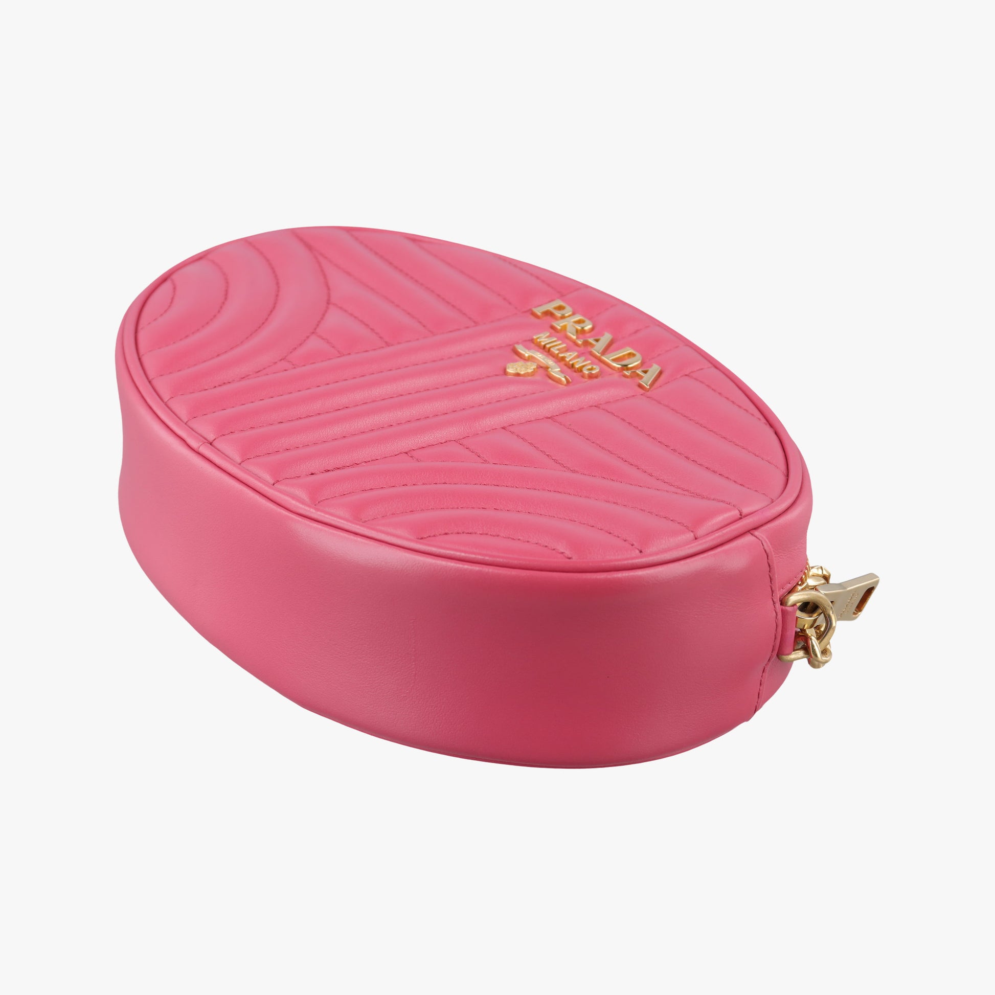 Impunture Diagramme Oval Pink leather 1BH131 7/10ダイアグラム ピンク レザー 1BH131 7/10