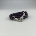 Pre-owned Prada ribbon gather Purple Leather BN1631 shoulderbag | stylenewstar