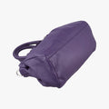 Pre-owned Prada ribbon gather Purple Leather BN1631 shoulderbag | stylenewstar