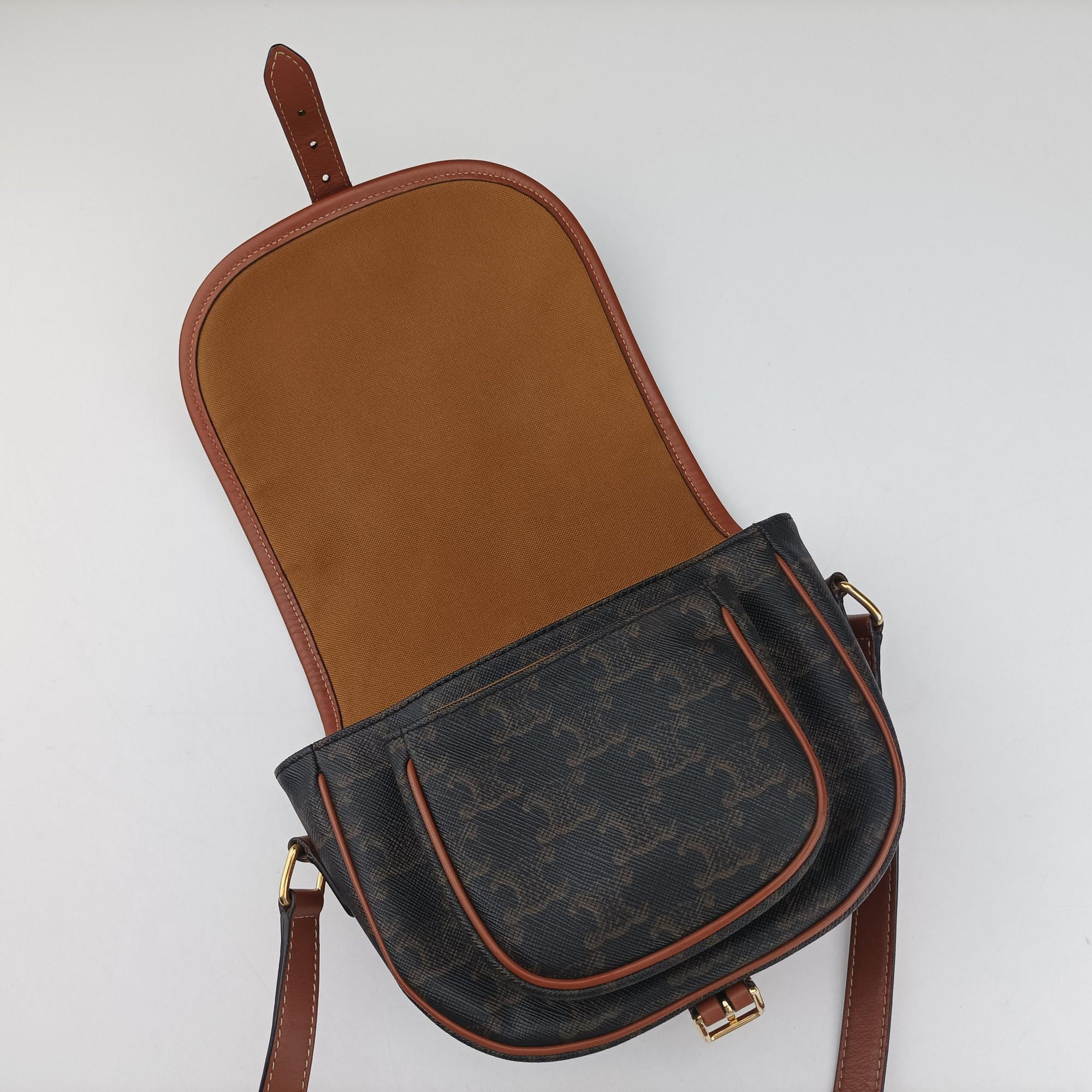 FOLCO Triomphe Brown PVC coated canvas F-GM-2210ファルコ トリオンフ ブラウン PVCコーティングキャンバス F-GM-2210