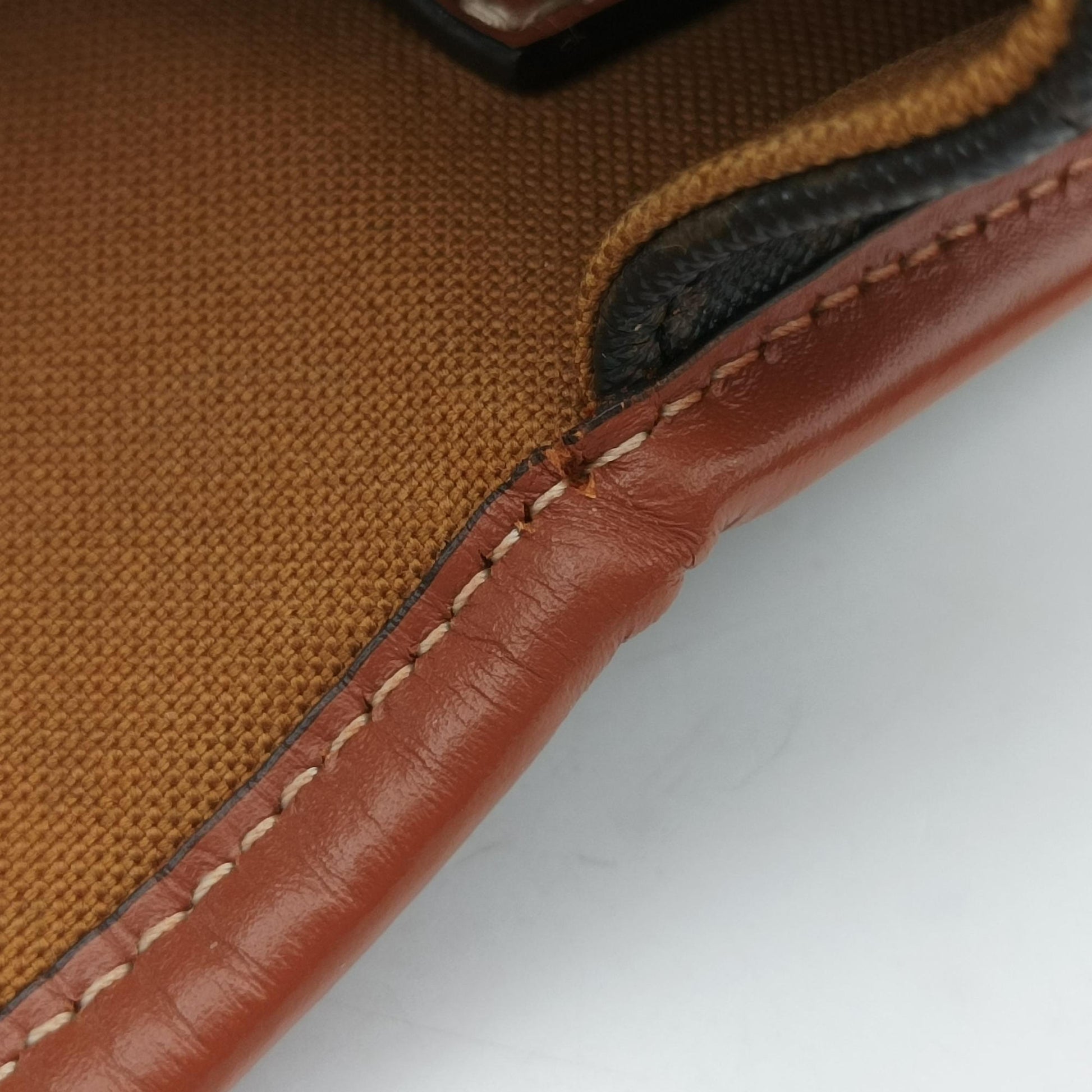 FOLCO Triomphe Brown PVC coated canvas F-GM-2210ファルコ トリオンフ ブラウン PVCコーティングキャンバス F-GM-2210
