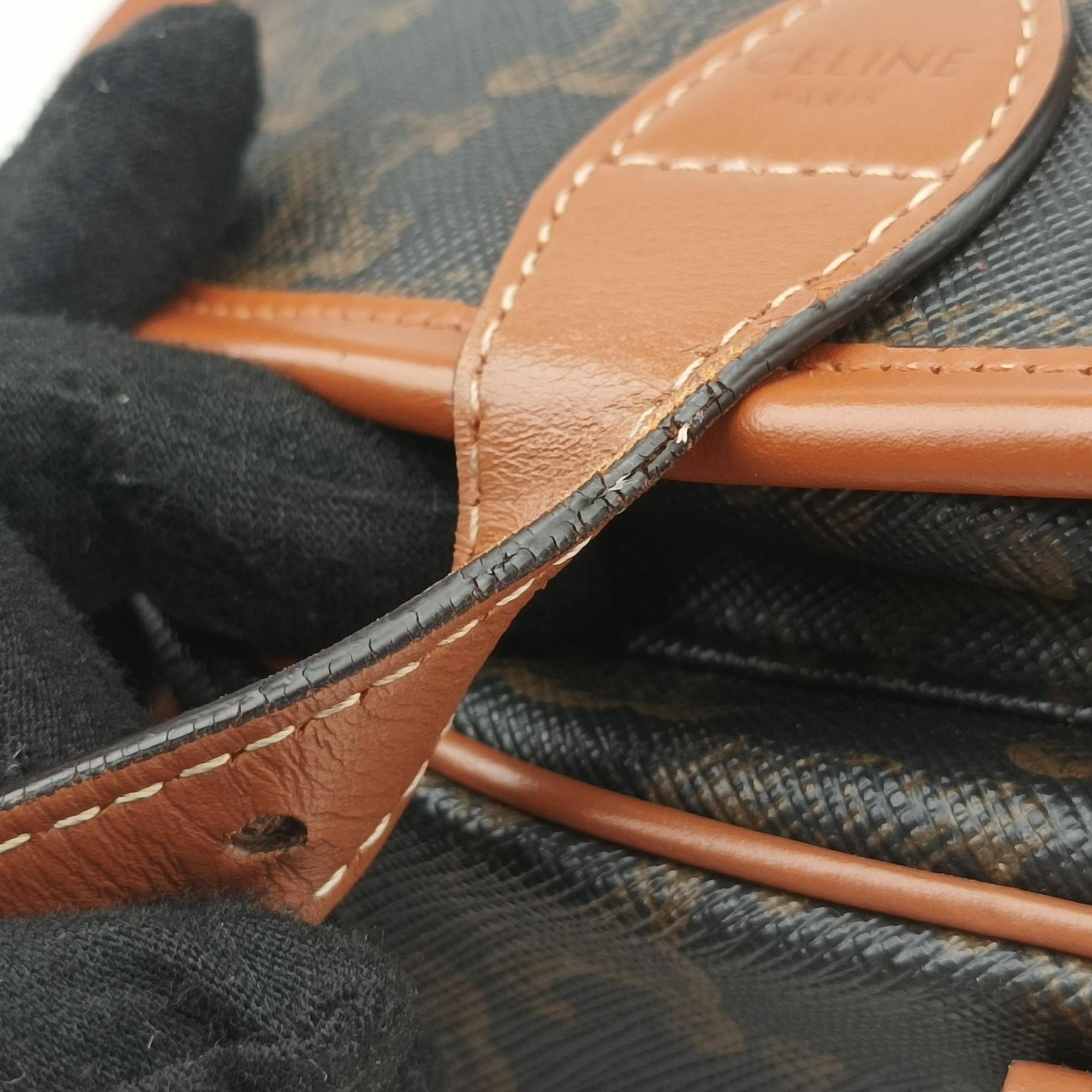 FOLCO Triomphe Brown PVC coated canvas F-GM-2210ファルコ トリオンフ ブラウン PVCコーティングキャンバス F-GM-2210