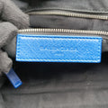 Pre-owned Balenciaga Giant City Blue Lambskin  shoulderbag | stylenewstar
