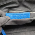 Pre-owned Balenciaga Giant City Blue Lambskin  shoulderbag | stylenewstar