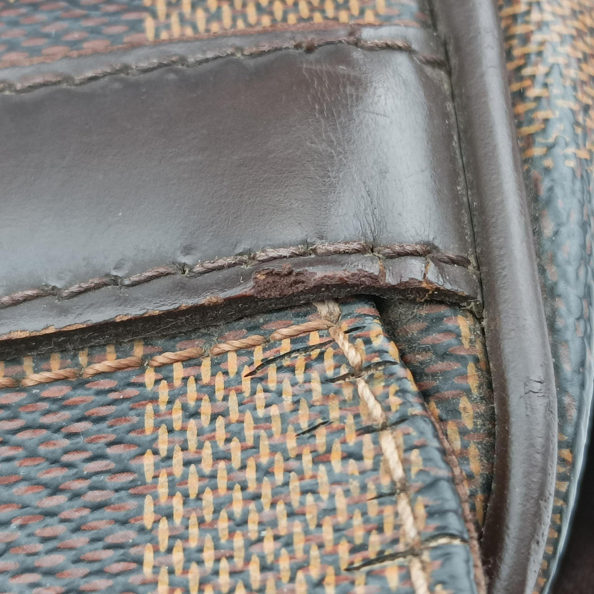 SHELTON EBENE Damier Canvas N41149 MI1122シェルトン エベヌ ダミエキャンバス N41149 MI1122
