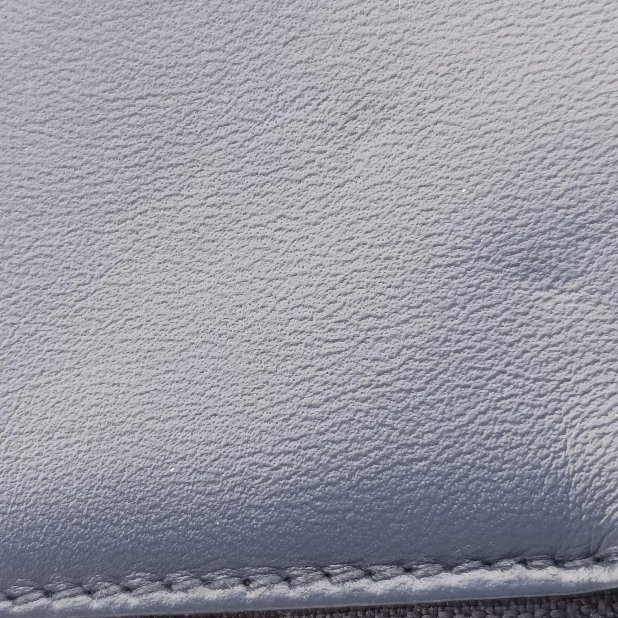 Pre-owned Loewe Anagram Navy Nappa Leather  shoulderbag | stylenewstar