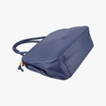 Pre-owned Loewe Anagram Navy Nappa Leather  shoulderbag | stylenewstar