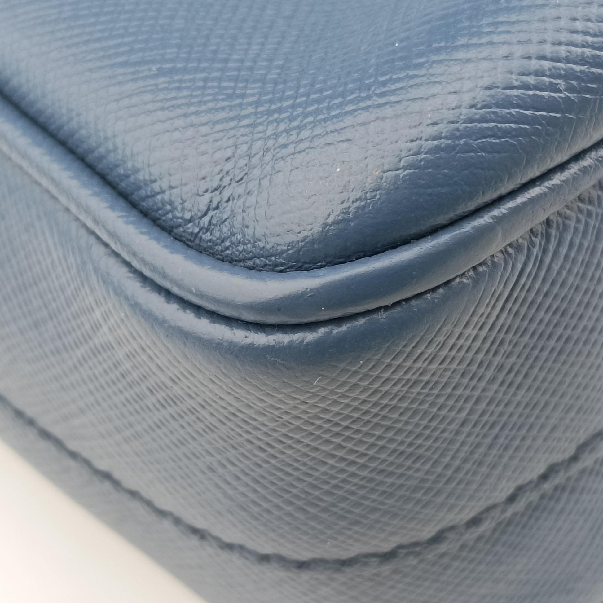 business bag briefcase Blue SAFFIANO Leather 2VE363 7/Iビジネスバッグ ブリーフケース ブルー サフィアーノレザー 2VE363 7/I