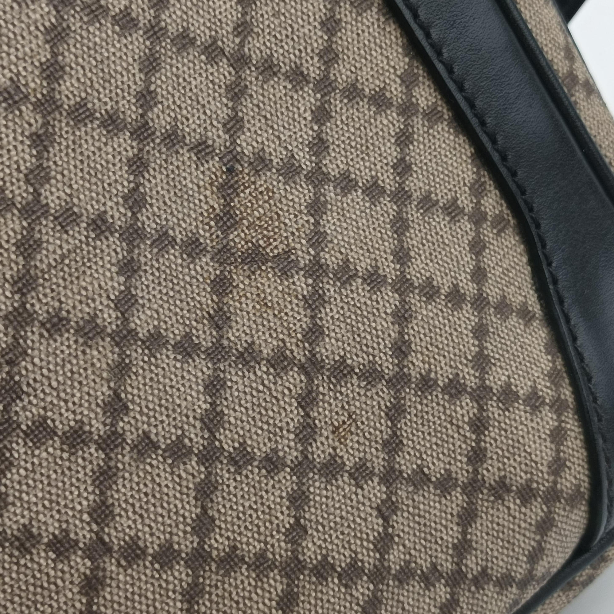 Diamante Brown×black Canvas×Leather 268159 H012470831ディアマンテ ブラウン×ブラック キャンバス×レザー 268159 H012470831