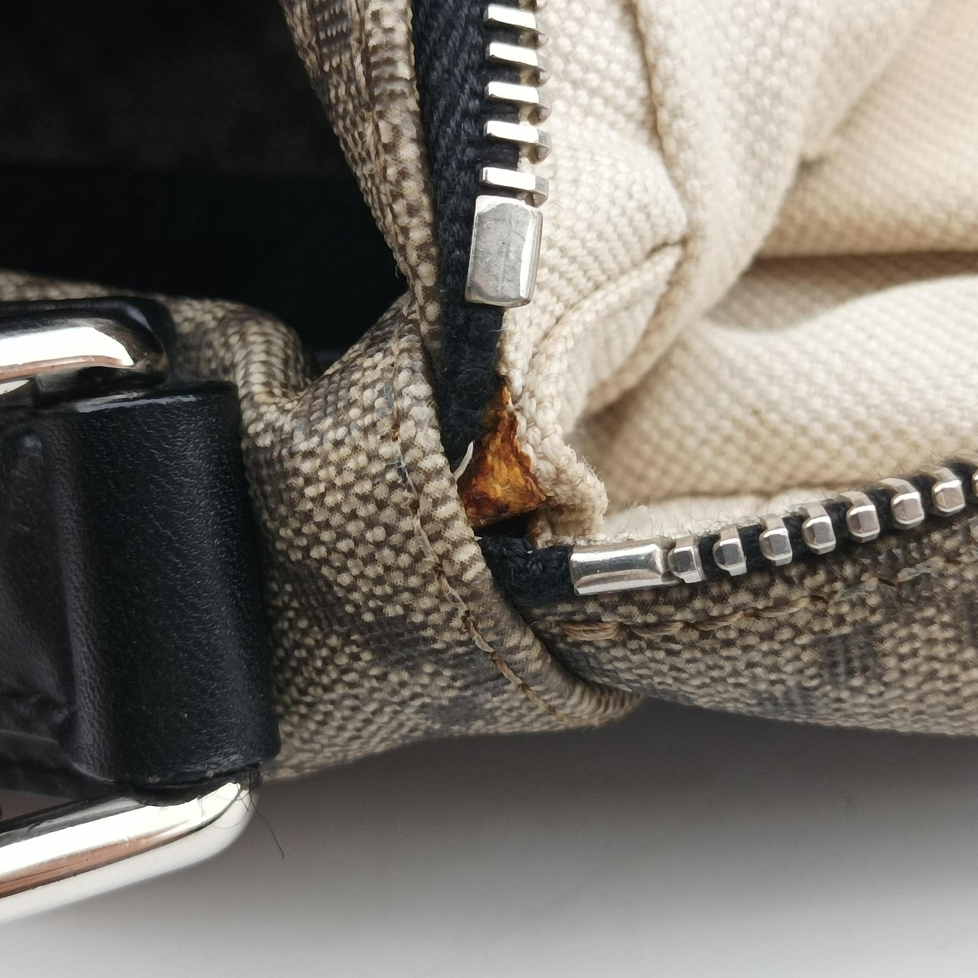 Diamante Brown×black Canvas×Leather 268159 H012470831ディアマンテ ブラウン×ブラック キャンバス×レザー 268159 H012470831