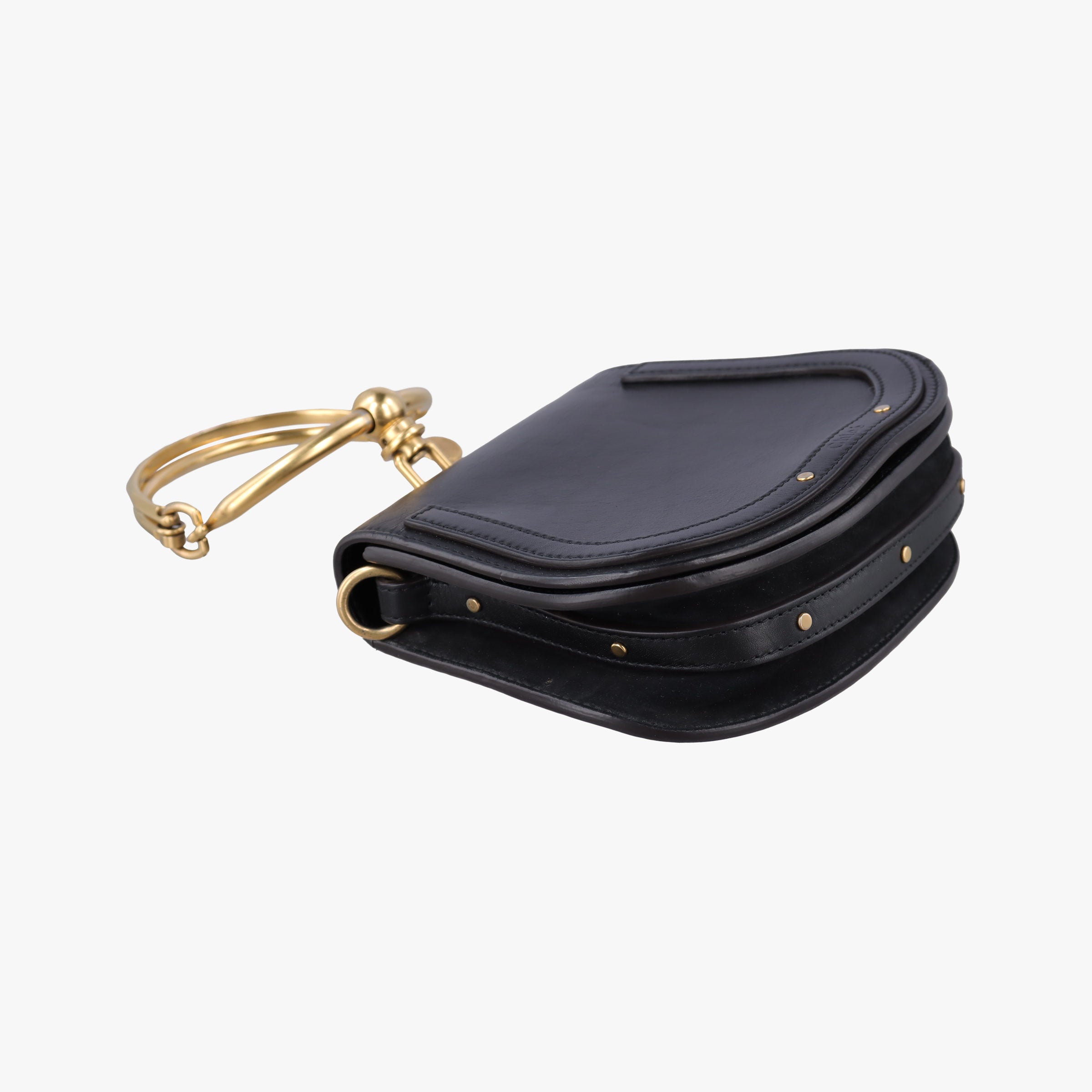 Bracelet Nile Black Leather 02 17 70 65ナイル ブレスレット ブラック レザー 02 17 70 65