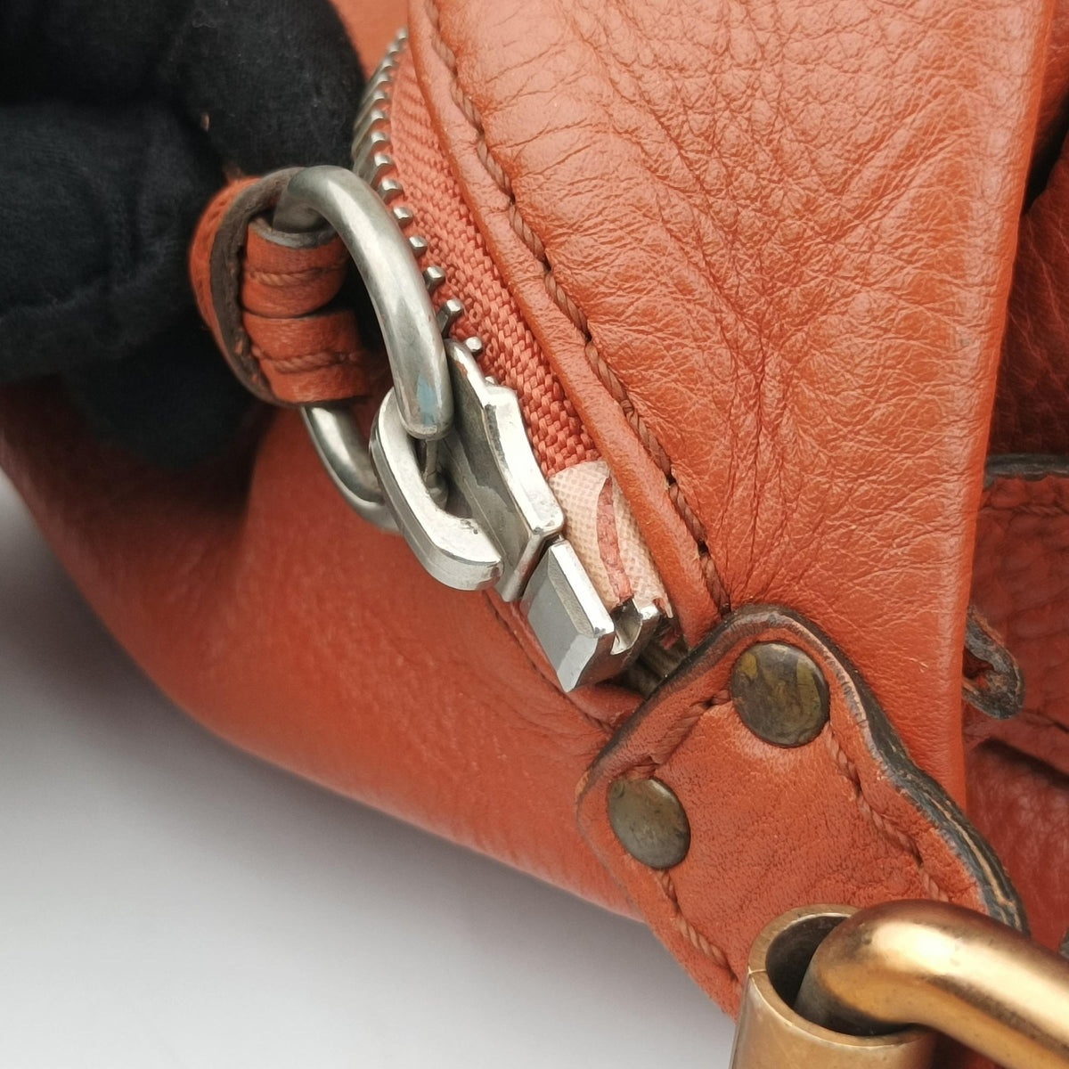 Pre-owned Chloe Paddington Orange Leather  handbag | stylenewstar