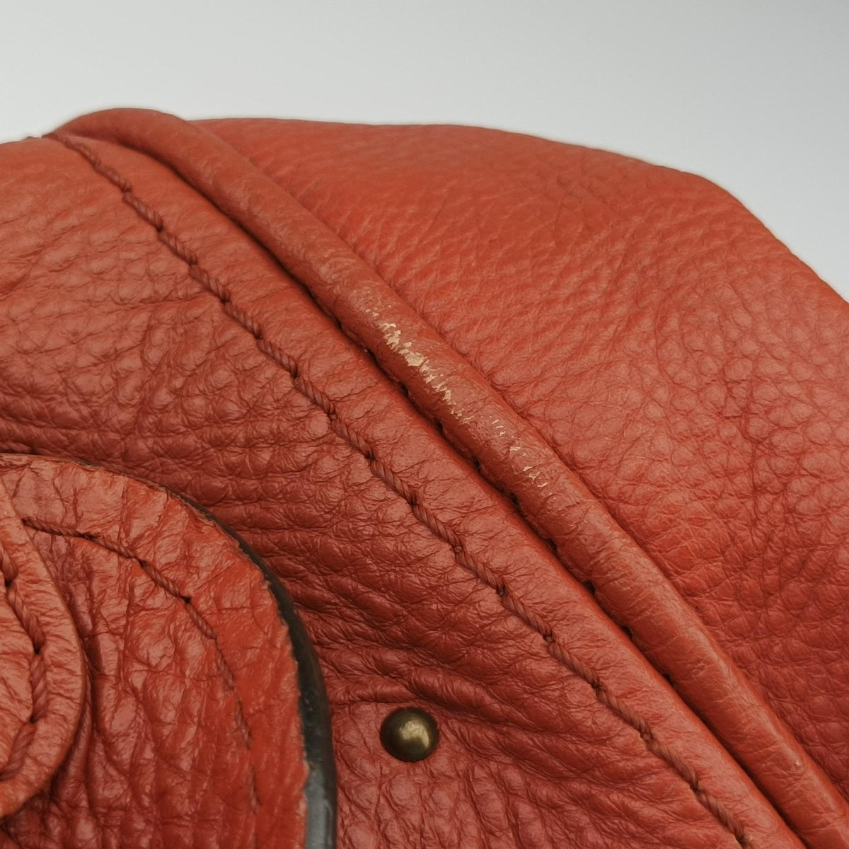 Pre-owned Chloe Paddington Orange Leather  handbag | stylenewstar