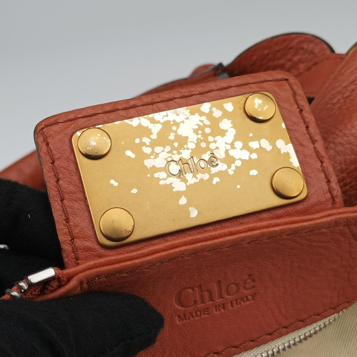 Pre-owned Chloe Paddington Orange Leather  handbag | stylenewstar