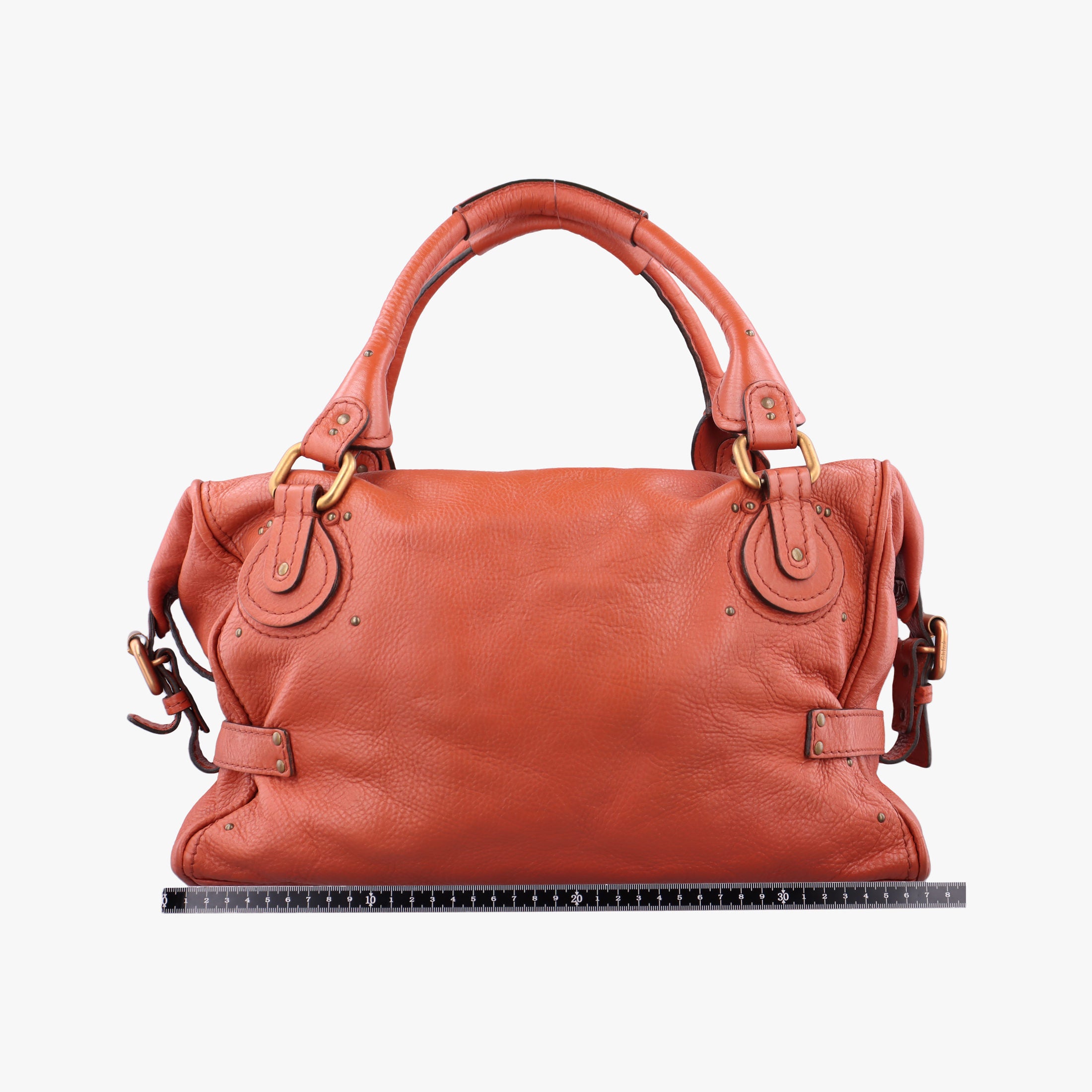 Pre-owned Chloe Paddington Orange Leather  handbag | stylenewstar