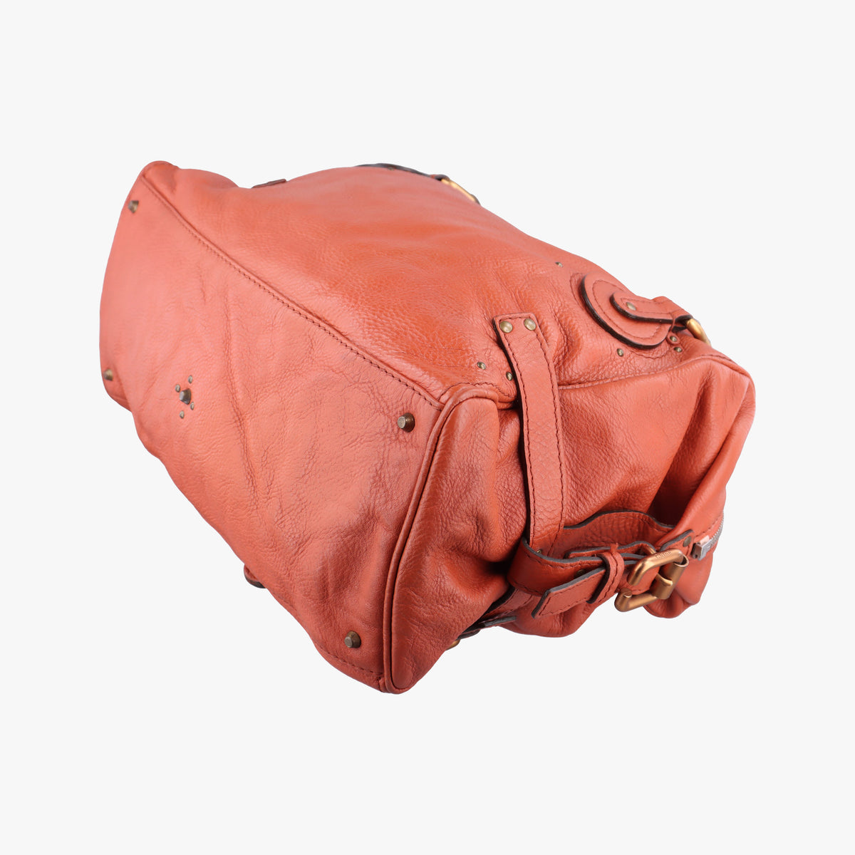 Pre-owned Chloe Paddington Orange Leather  handbag | stylenewstar