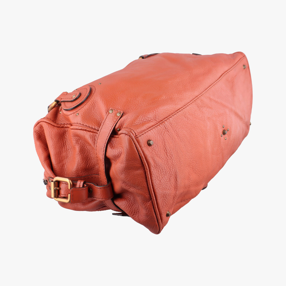 Pre-owned Chloe Paddington Orange Leather  handbag | stylenewstar
