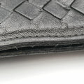 Pre-owned Bottega Veneta Intrecciato Black lambskin  shoulderbag | stylenewstar