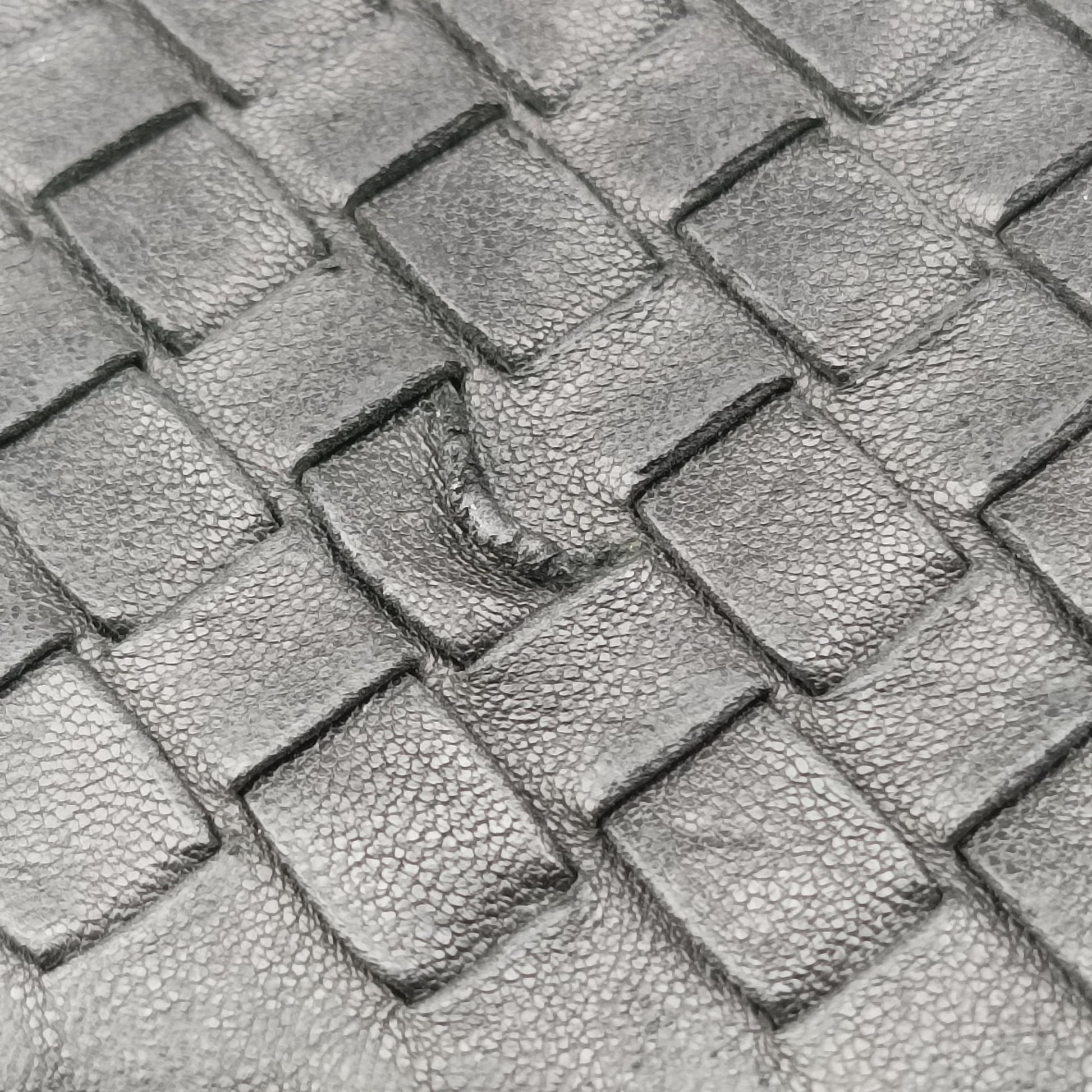 Pre-owned Bottega Veneta Intrecciato Black lambskin  shoulderbag | stylenewstar