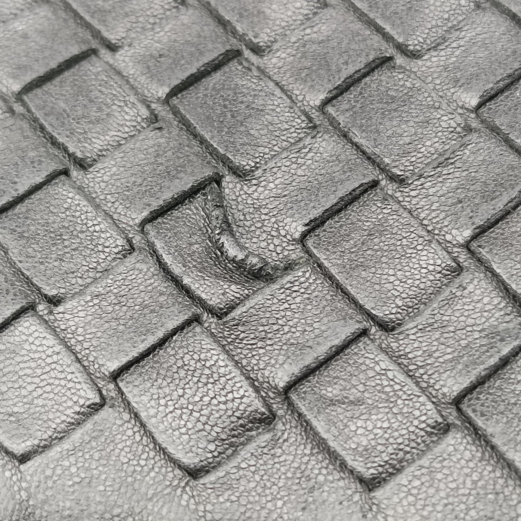 Pre-owned Bottega Veneta Intrecciato Black lambskin  shoulderbag | stylenewstar