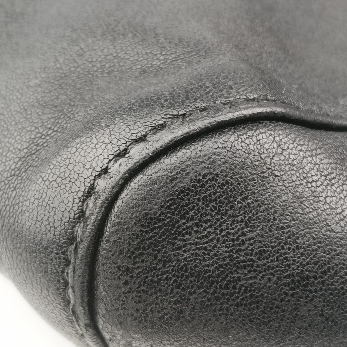 Pre-owned Bottega Veneta Intrecciato Black lambskin  shoulderbag | stylenewstar