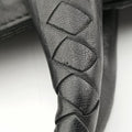 Pre-owned Bottega Veneta Intrecciato Black lambskin  shoulderbag | stylenewstar