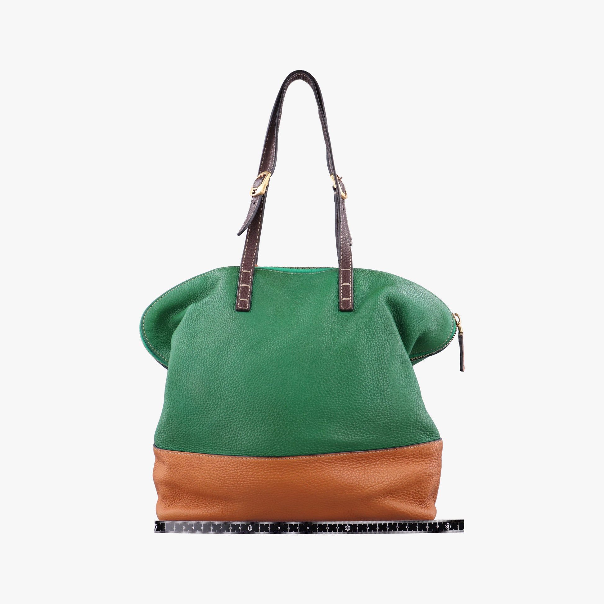 Two Tone Green × Brown Leather 8BN232 8BN232-D7M-129-2372ツートン グリーン × ブラウン レザー 8BN232 8BN232-D7M-129-2372