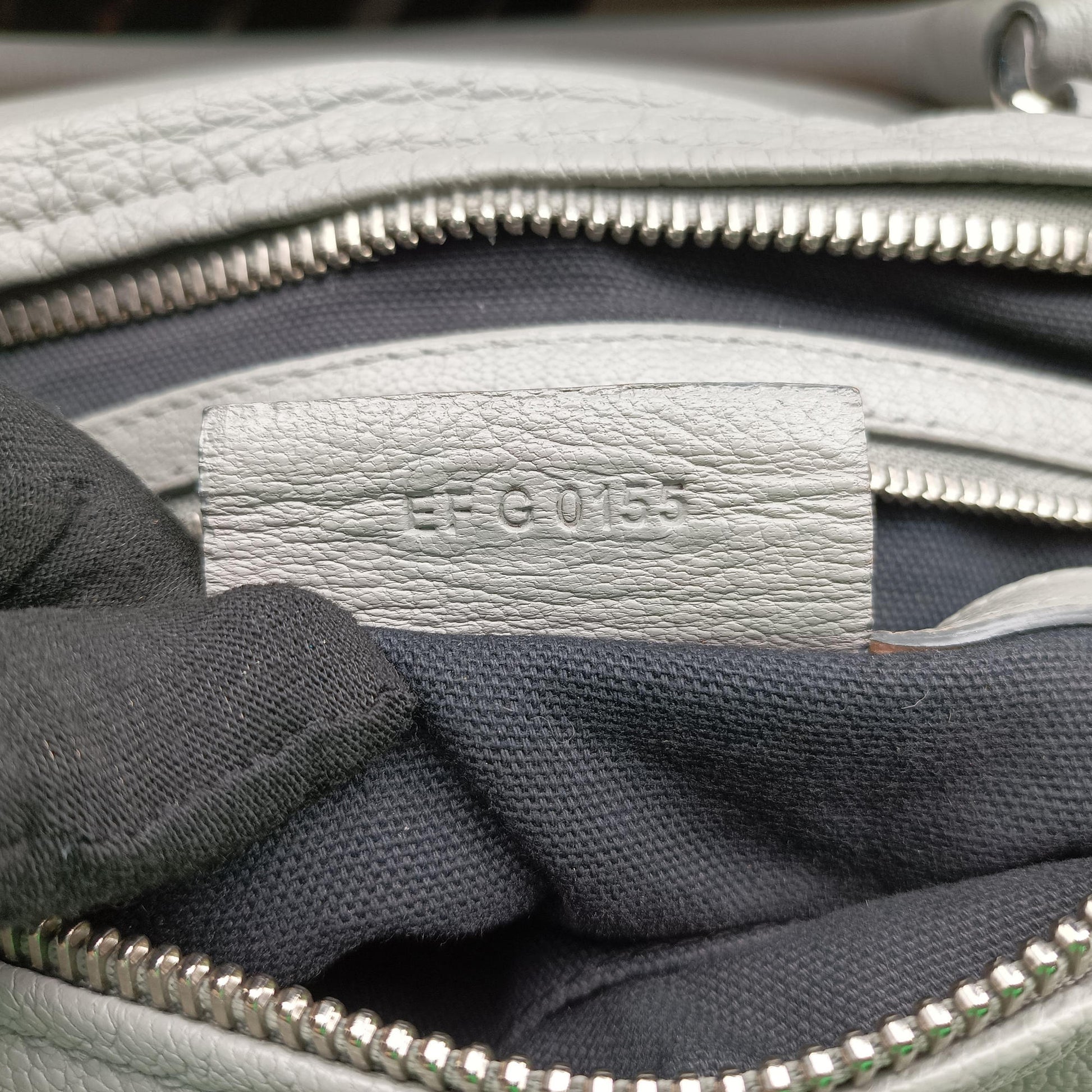Pandora Grey leather EF G 0155パンドラ グレー レザー EF G 0155
