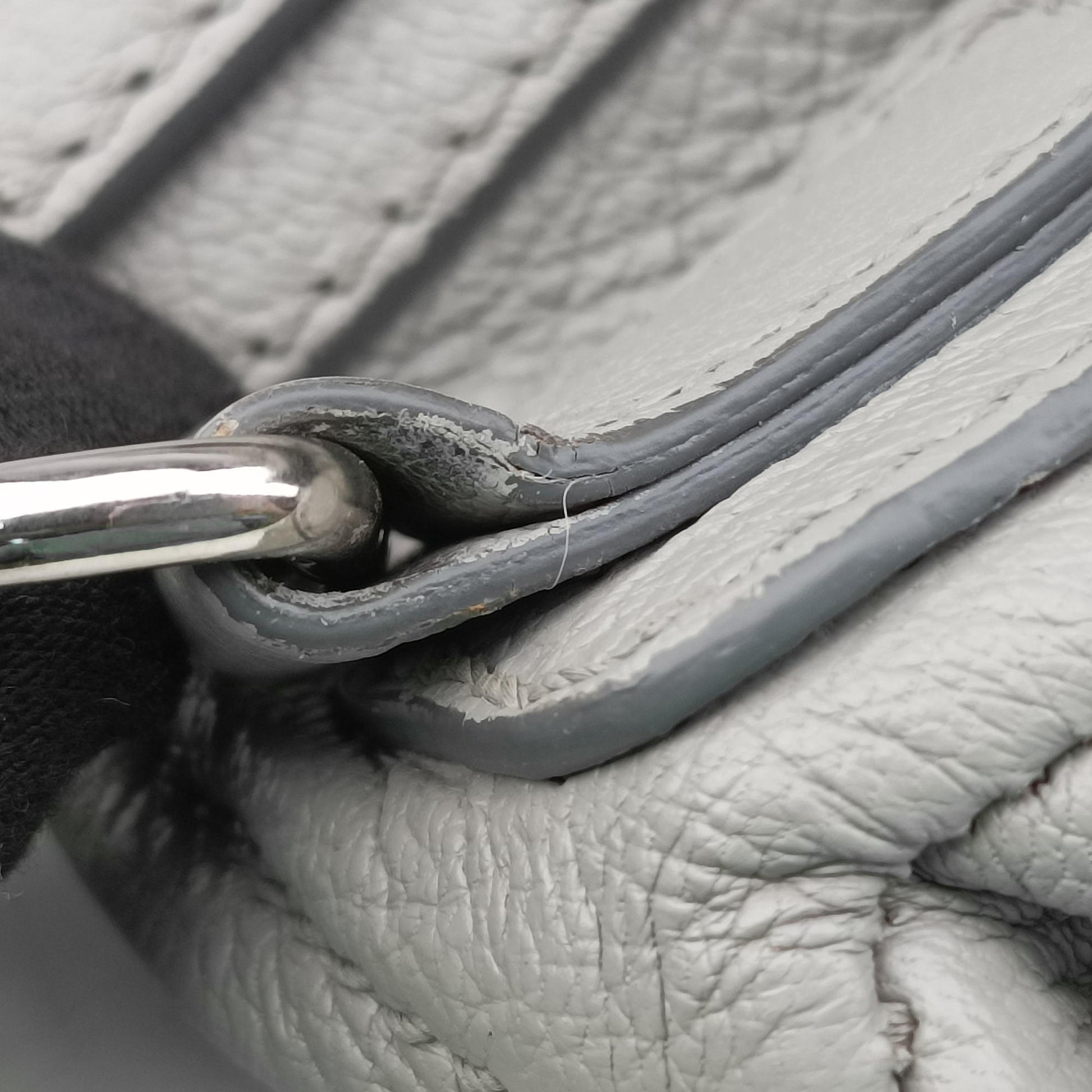 Pandora Grey leather EF G 0155パンドラ グレー レザー EF G 0155