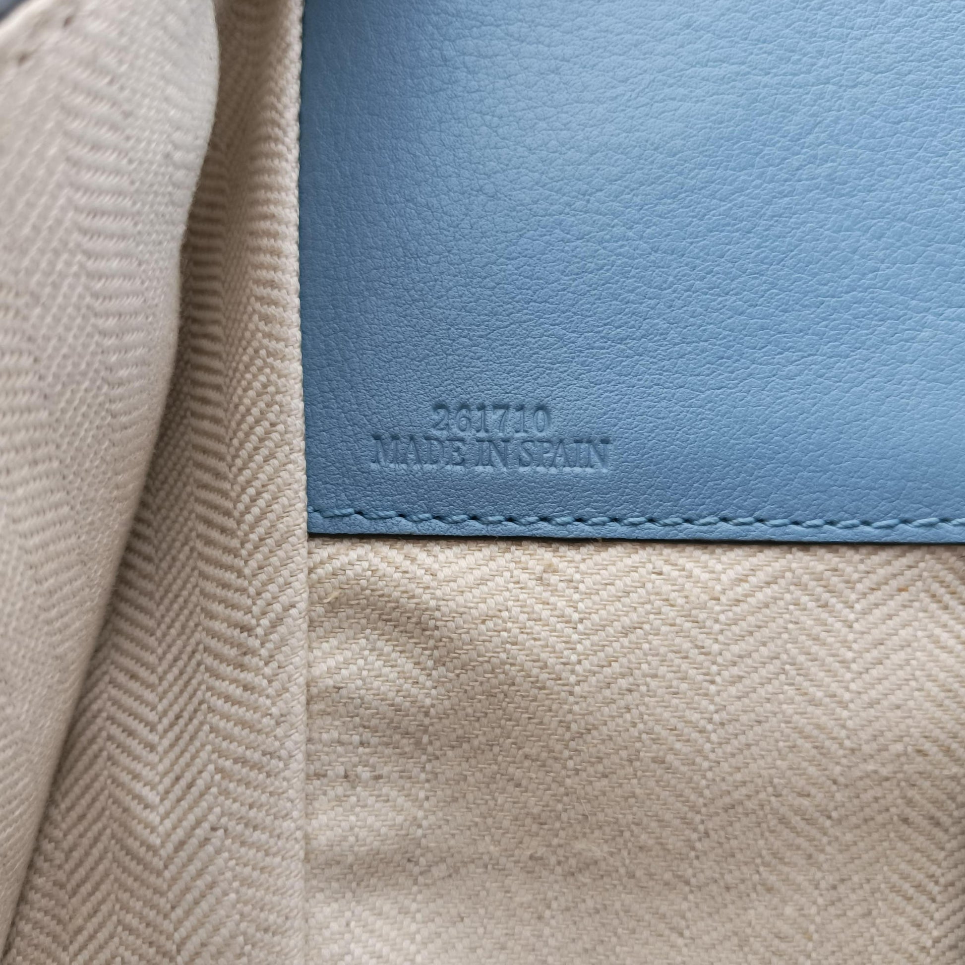 hammock Blue x Light Blue leather 261710ハンモック ブルー×ライトブルー レザー 261710