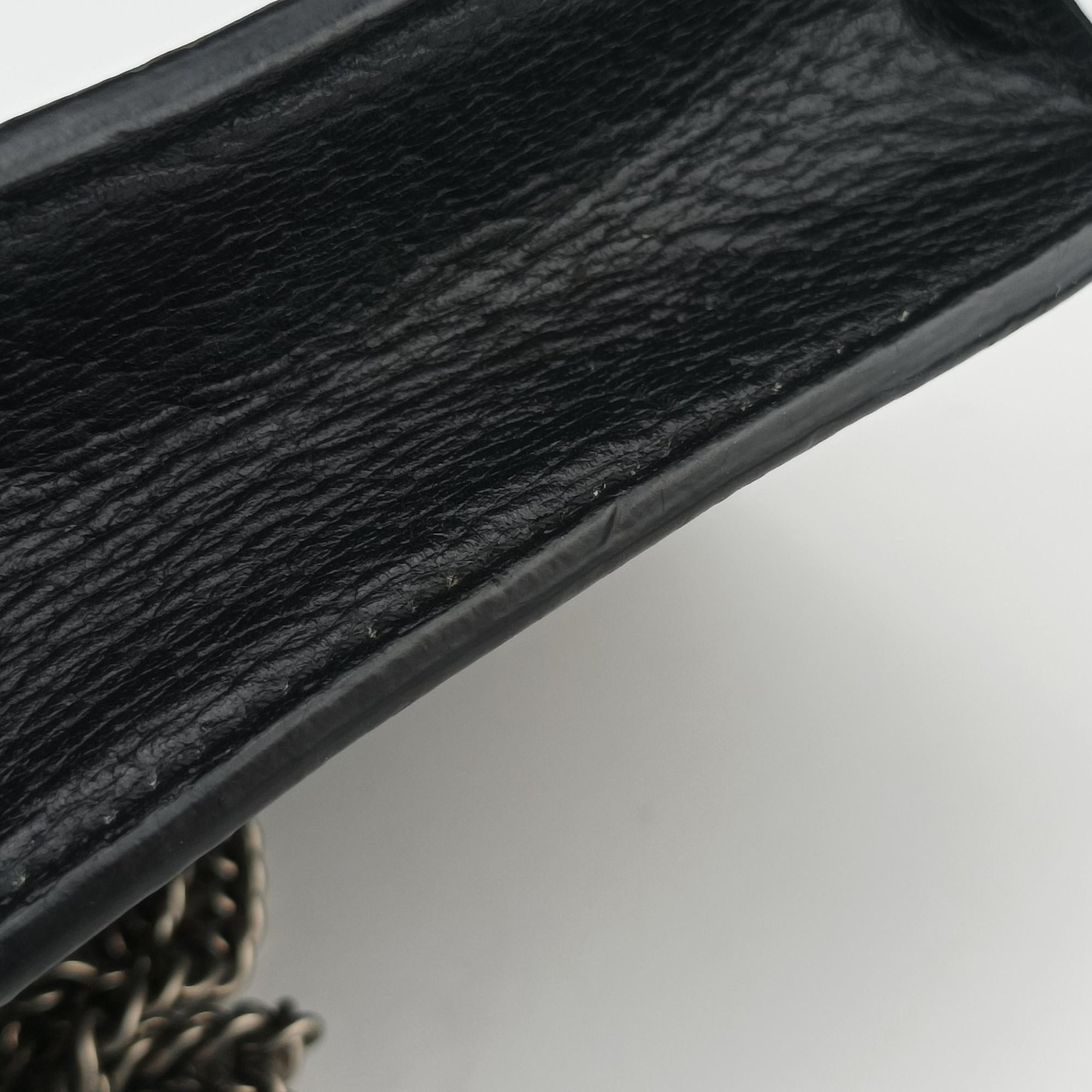 Dionysus Black denim×leather 476432 ディオニュソス ブラック デニム×レザー 476432 