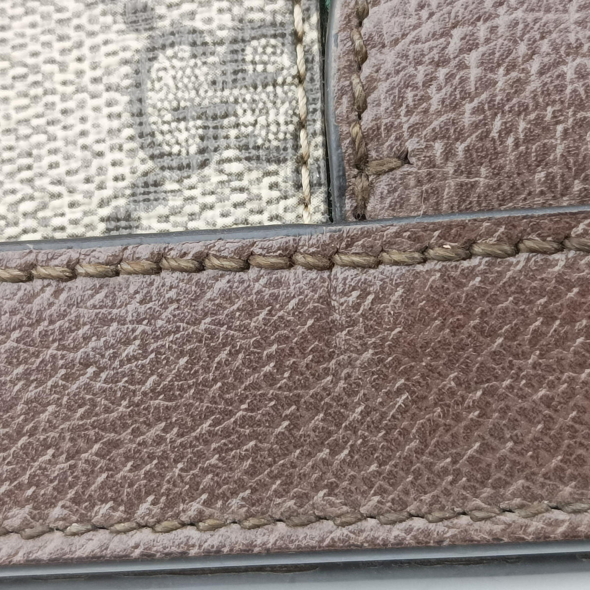 Ophidia Beige PVC coated canvas×leather 503877 B032208812オフィディア ベージュ PVCコーティングキャンバス×レザー 503877 B032208812