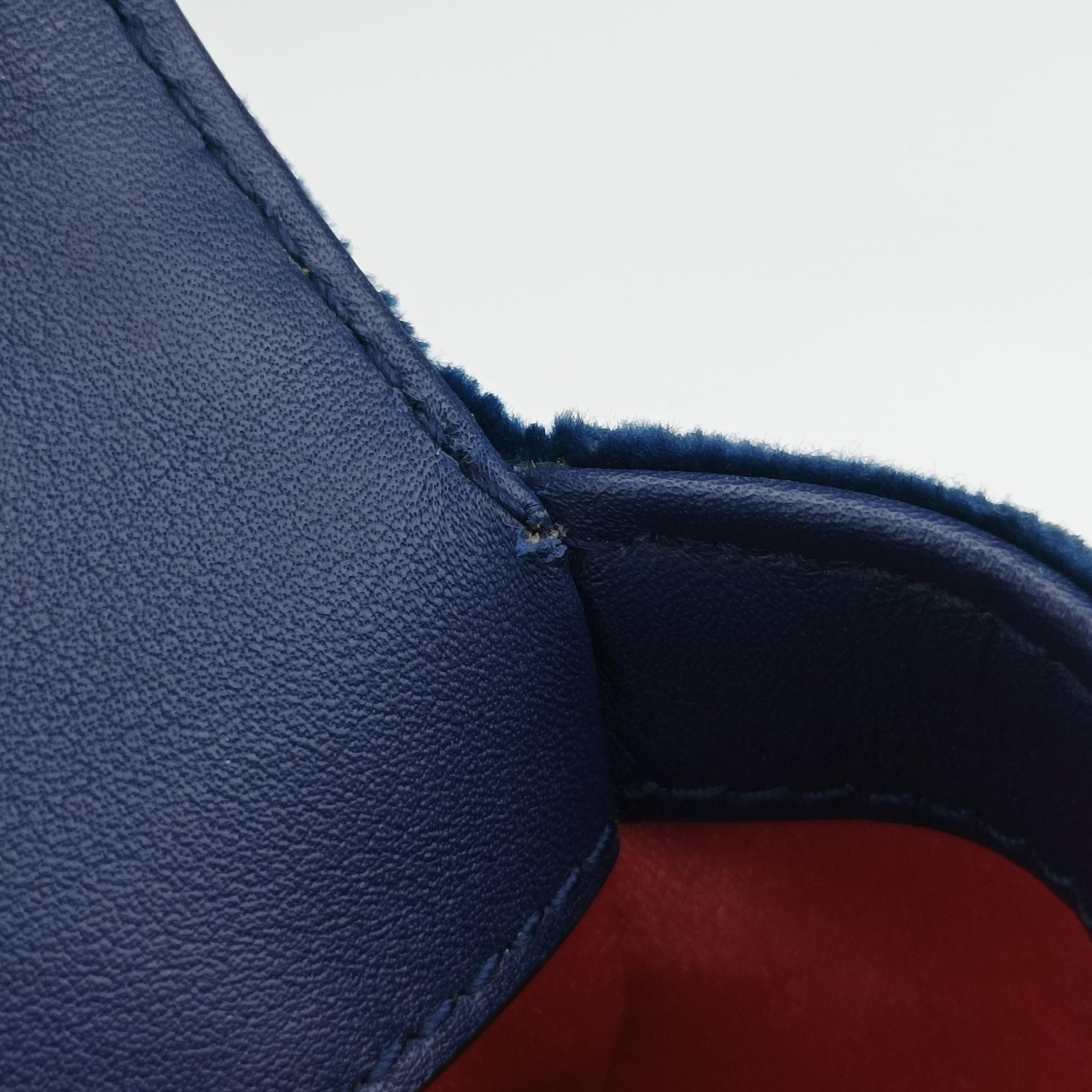 GG Marmont Navy×Multicolour velour 443497 G026102843GGマーモント ネイビー×マルチカラー ベロア 443497 G026102843