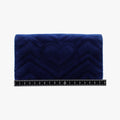 Secondhand Gucci GG Marmont Blue velour 488426 shoulderbag | stylenewstar