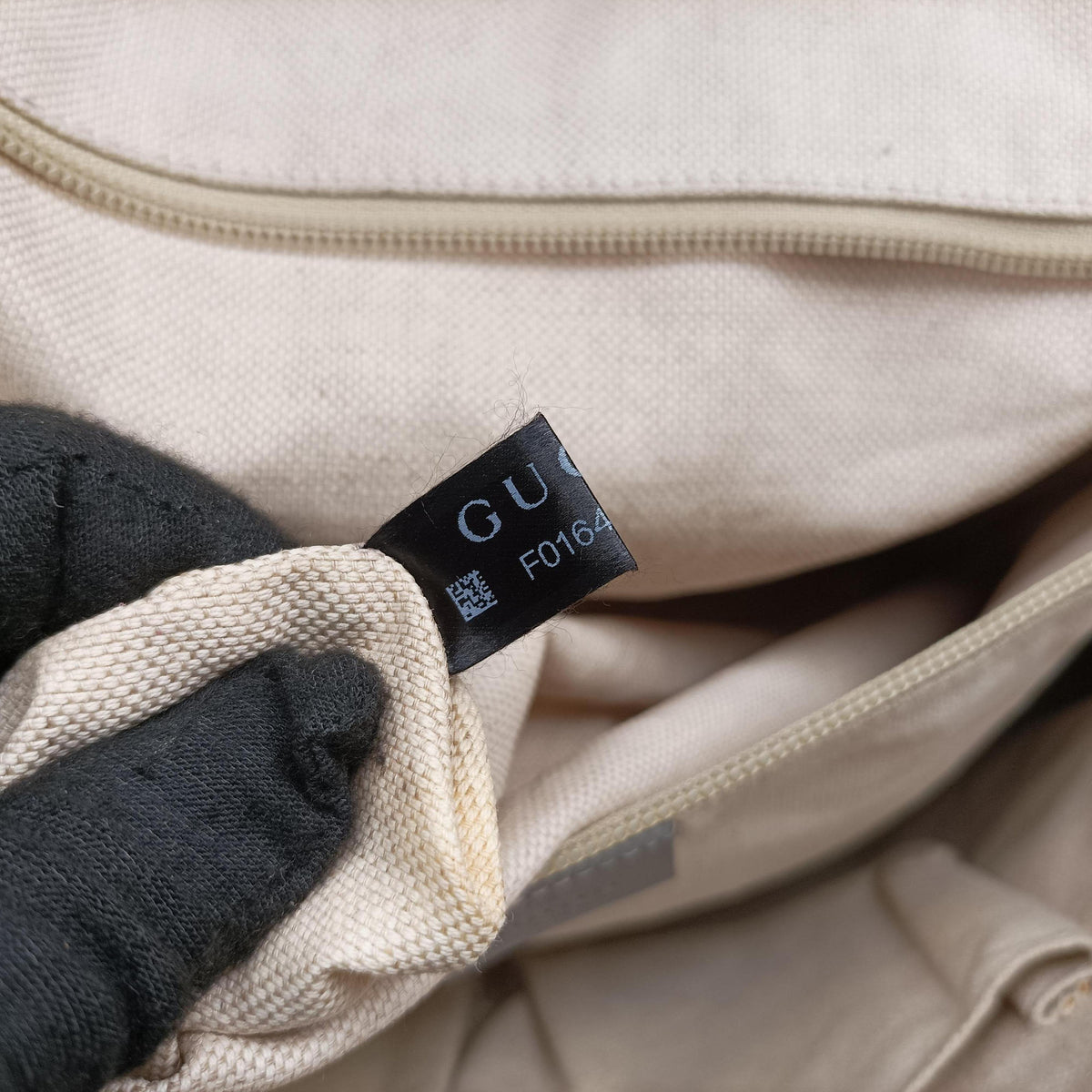 GG Supreme Messenger Beige×gray PVC coated canvas×leather 353429 F016417338GGスプリーム メッセンジャー ベージュ×グレー PVCコーティングキャンバス×レザー 353429 F016417338