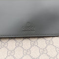GG Supreme Messenger Beige×gray PVC coated canvas×leather 353429 F016417338GGスプリーム メッセンジャー ベージュ×グレー PVCコーティングキャンバス×レザー 353429 F016417338