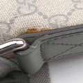 GG Supreme Messenger Beige×gray PVC coated canvas×leather 353429 F016417338GGスプリーム メッセンジャー ベージュ×グレー PVCコーティングキャンバス×レザー 353429 F016417338