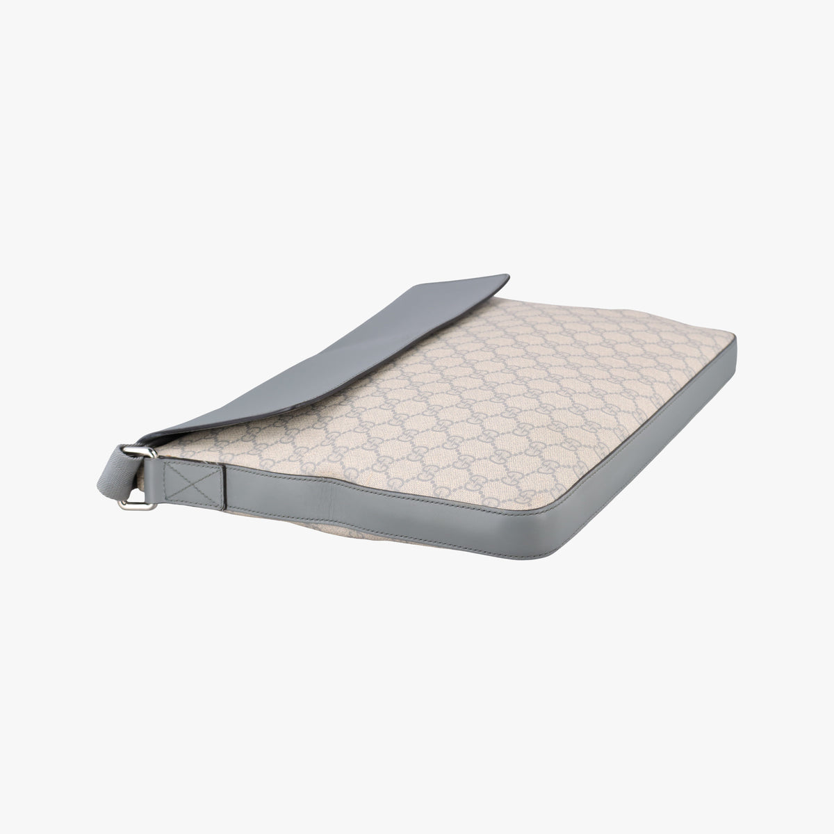 GG Supreme Messenger Beige×gray PVC coated canvas×leather 353429 F016417338GGスプリーム メッセンジャー ベージュ×グレー PVCコーティングキャンバス×レザー 353429 F016417338