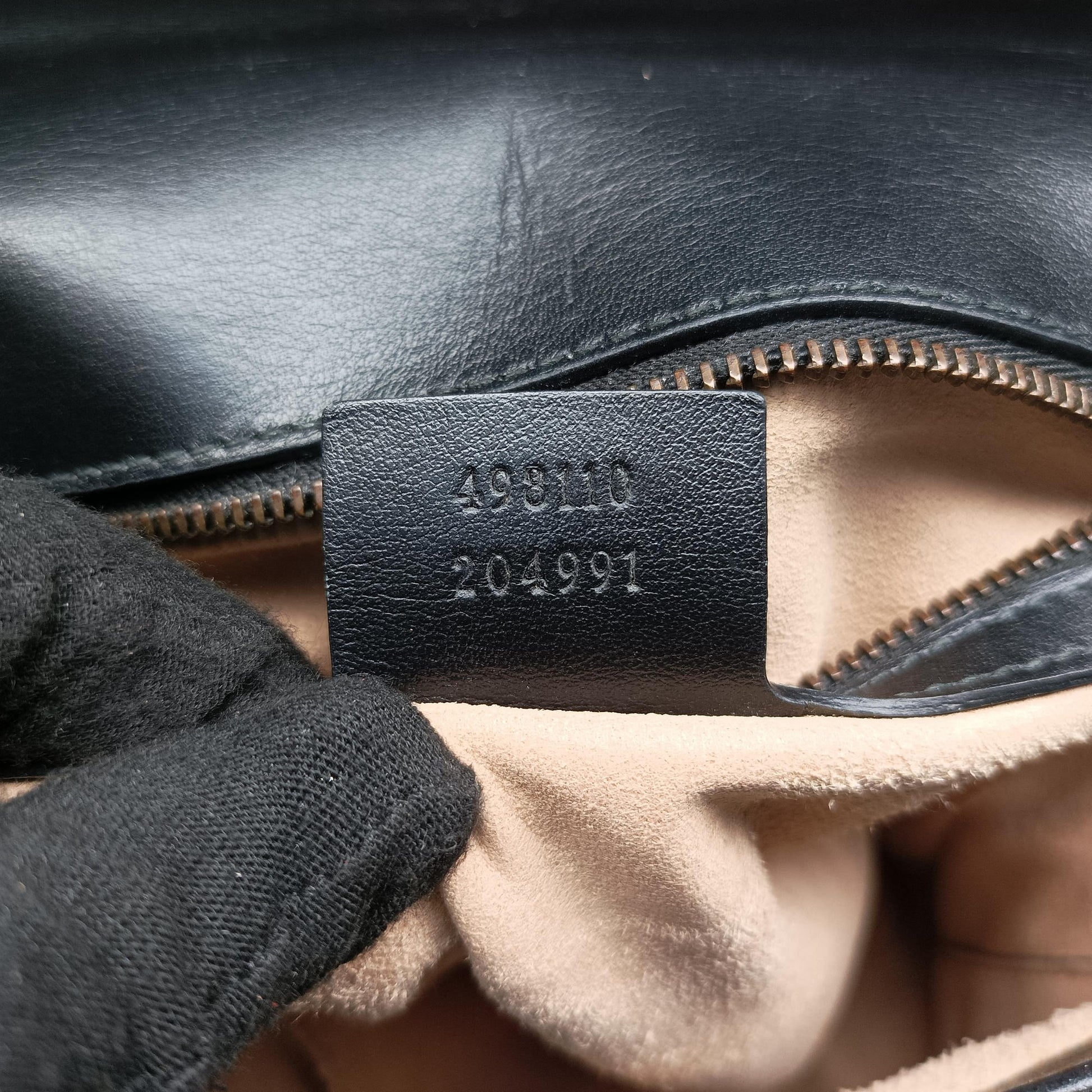 Secondhand Gucci GG Marmont Black Leather 498110 shoulderbag | stylenewstar