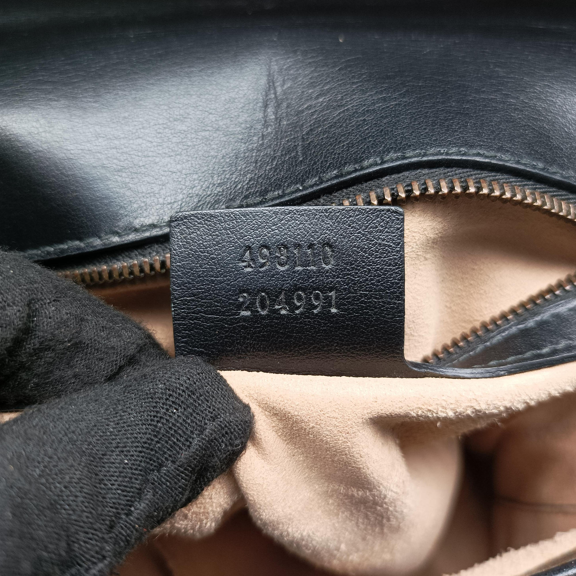 Secondhand Gucci GG Marmont Black Leather 498110 shoulderbag | stylenewstar
